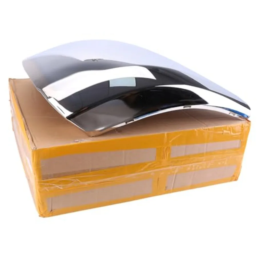 شريط الوجه الأمامي الأيمن مع لمسة نهائية من البلاستيك الكروم وبدون فتحة مصباح الضباب لـ Silverado 2500 HD 3500 HD 20072010 Model Du