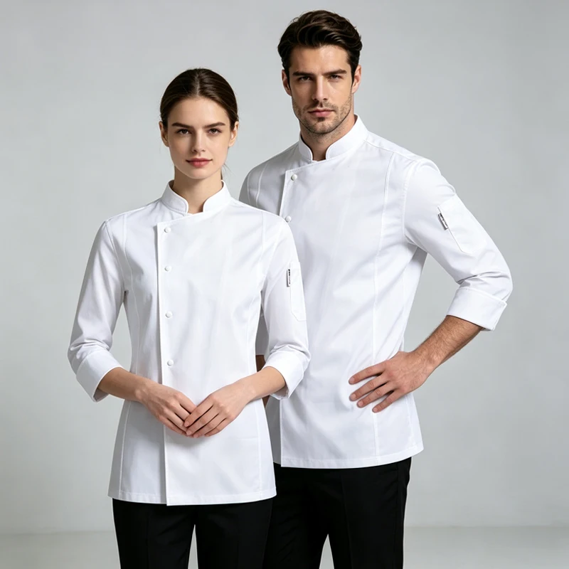 men's-kitchen-jacket-restaurant-unisex-chef's-coat-women-workwear-cook-costume-stretch-cotton-cook's-shirt-cooking-uniform