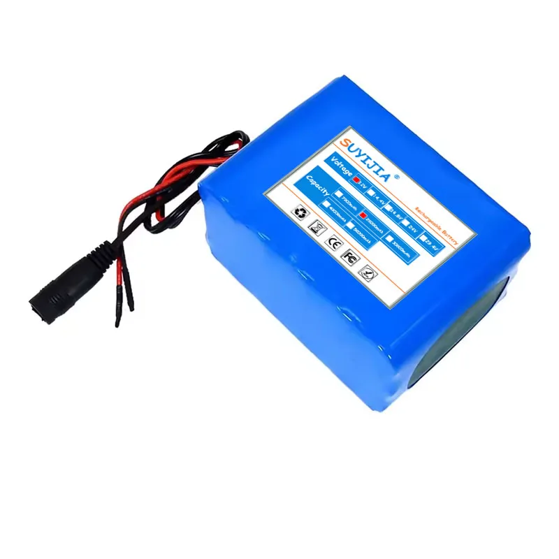 แบตเตอรี่ลิเธียมความจุสูงในตัว เหมาะสำหรับอุปกรณ์อิเล็กทรอนิกส์ที่ใช้พลังงานต่ำ 3S5P, BMS 20AH, 12V, 20000mAh, 18650 ใหม่