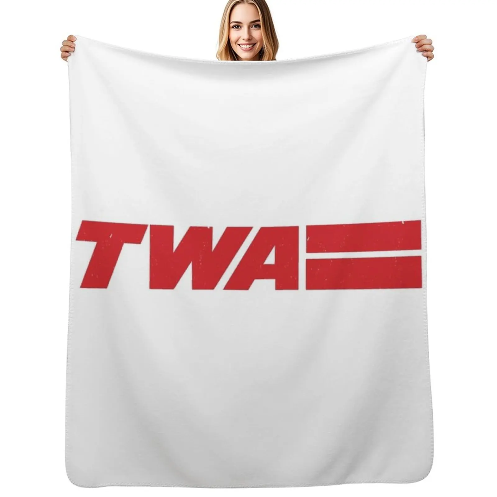 TWA - vintage logo Throw Blanket Cozy Microfiber Throw Blanket for Home Bedroom
