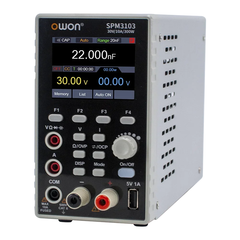 Owon SPM6103 SPM3103 SPM6065 SPM3051 Alimentation CC programmable avec compteur numérique 4 1/2