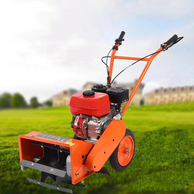 Mini tiller cultivator weed removal machine farm weeding machine