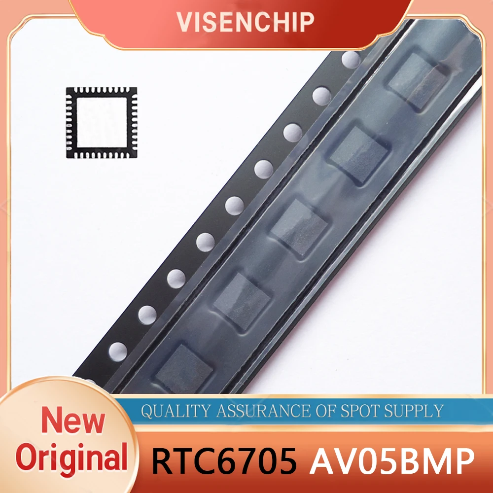 1piece New Original RTC6705 RTC6705A AV05BMP QFN-40 5.8 GThe wireless chip analog video transmission
