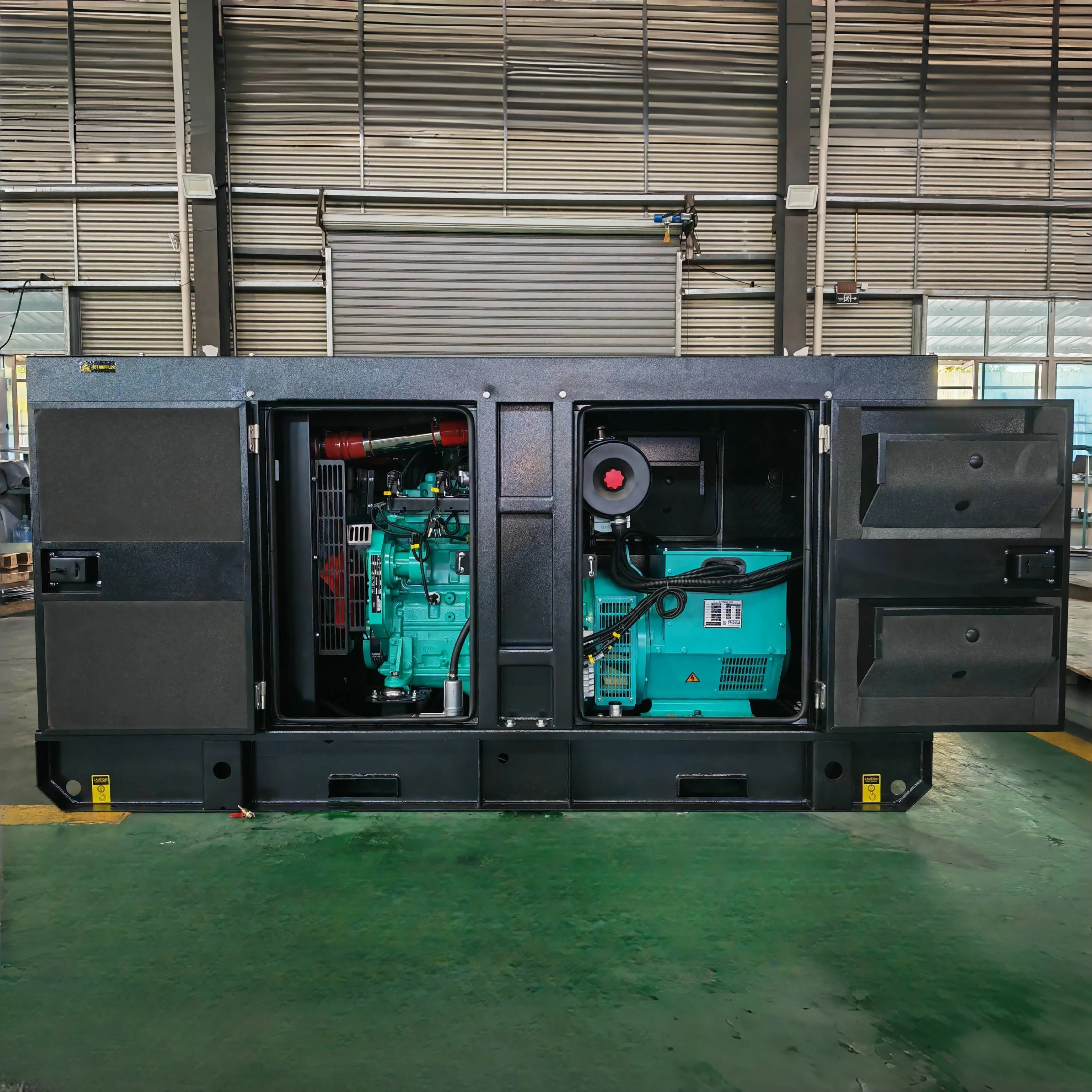 Penjualan Terlaris Generator Turbin 30kw-70kw Bahan Bakar Ganda 40kva-80kva Lpg/Start Otomatis Alami Tegangan Terukur 220V