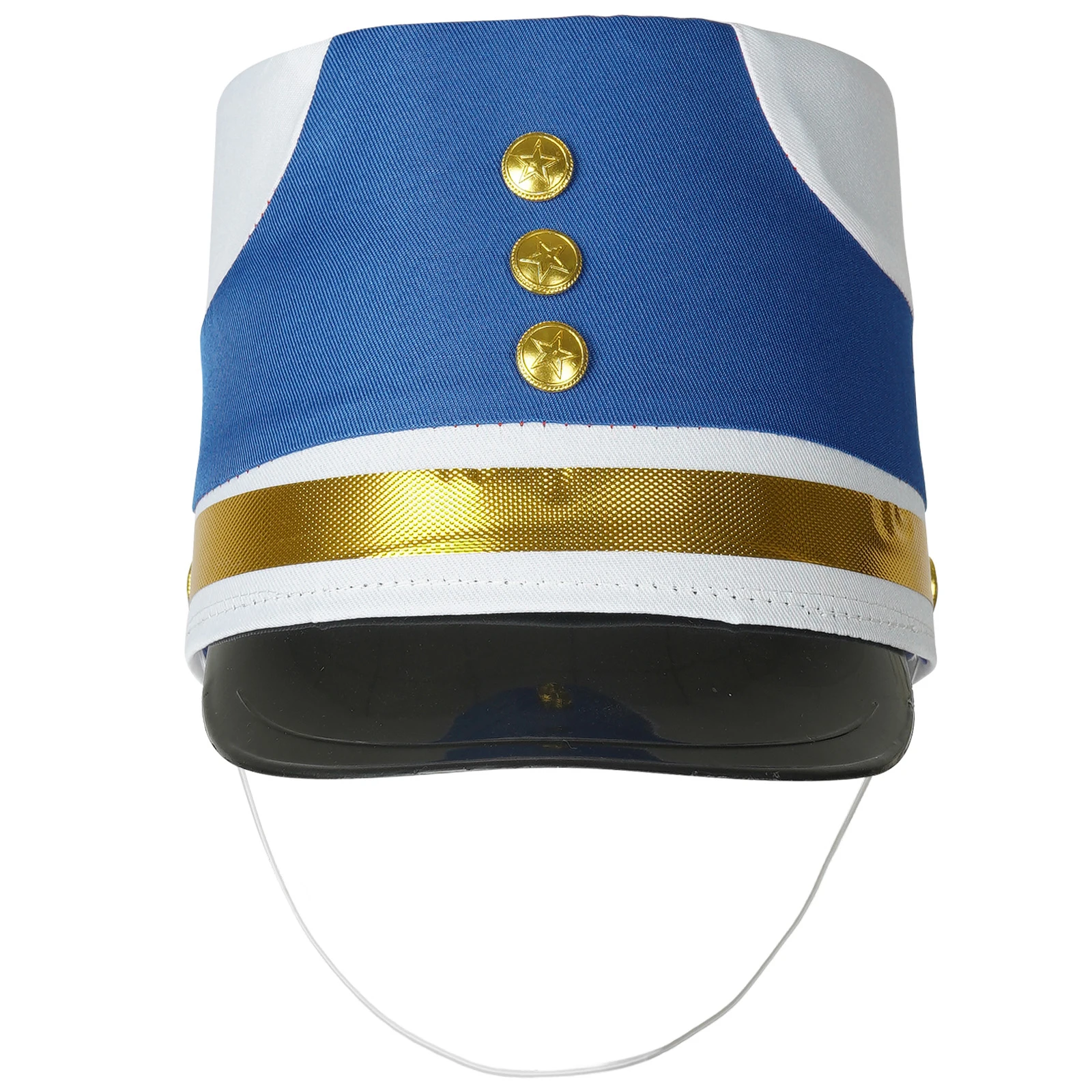 Teenager-Jungen, langärmelig, Pailletten, Reißverschluss, Ehrengarde, Jacke, Hut, Marschtrommelband, Flagge, Anhebungskostüm für Halloween, Karneval, Party