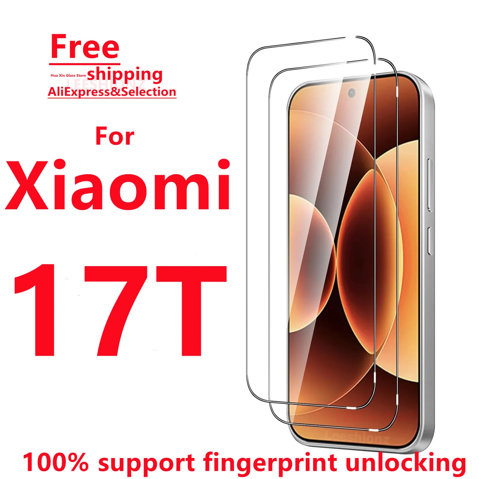 For Xiaomi 17T Tempered Glass Screen Protector - Smartphone Protection Suitable for Xiaomi 17T Series