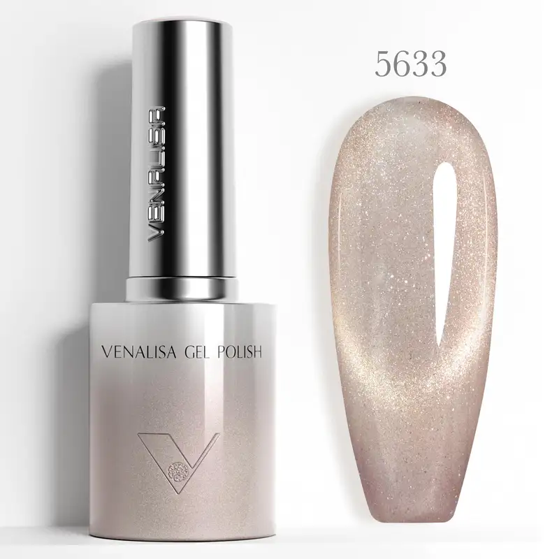 1pc Venalisa 10ml Nail Gel Polish Round Brush HEMA FREE TPO FREE Soak Off Sparkle Cat Eye Gel Lacquer Soft Texture Gel Varnish - Image 35