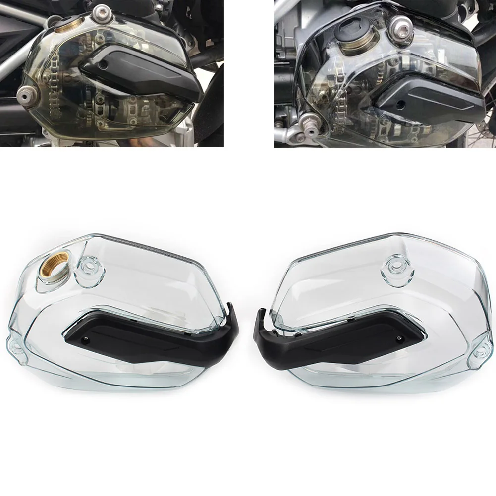 

2Pcs Transparent Motorcycle Engine Cylinder Guard Protector Head Valve Cover For BMW R1200GS R1200RS R1200RT