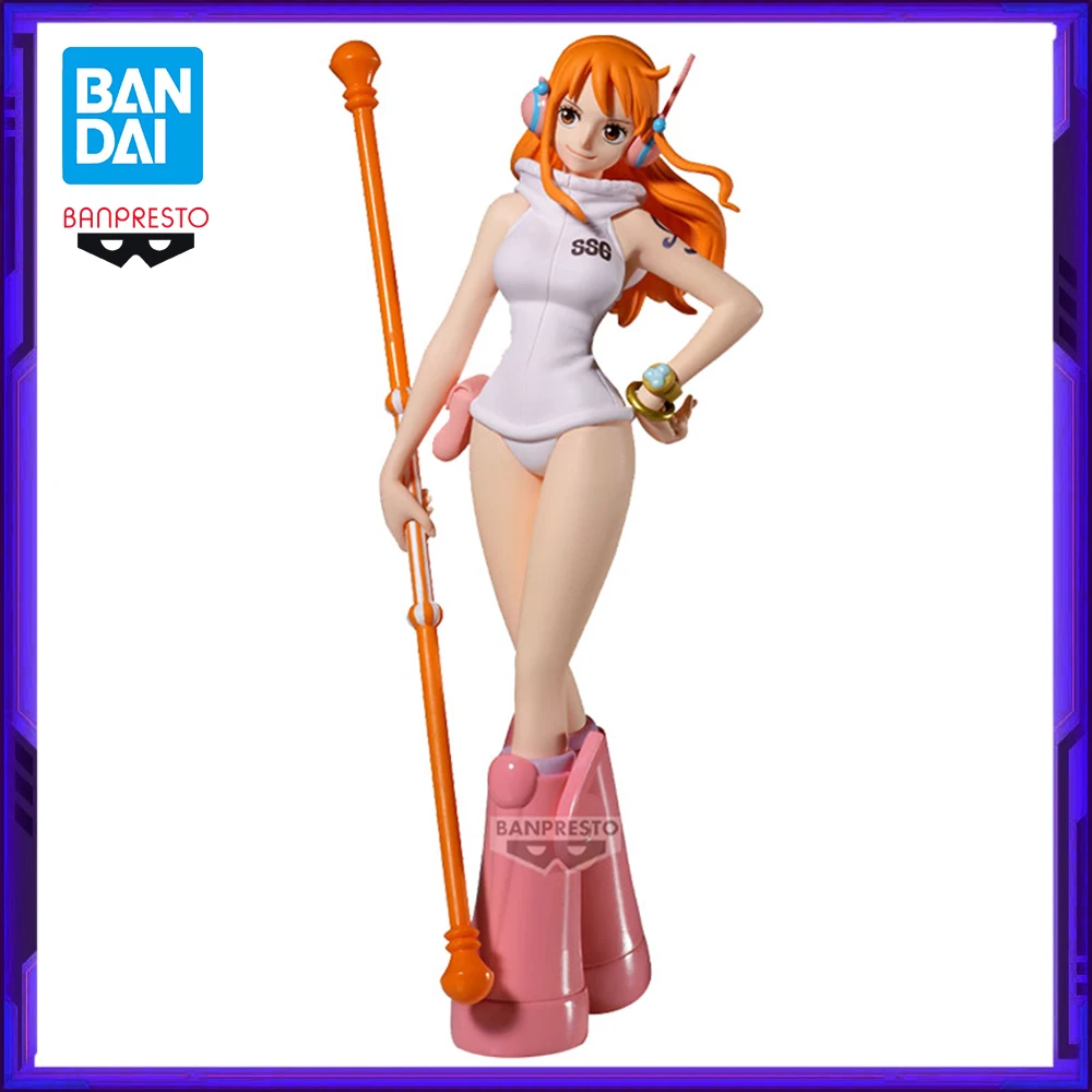 In Stock Bandai Original Banpresto ONE PIECE Nami Action Figure Toys Gift Collectible Model