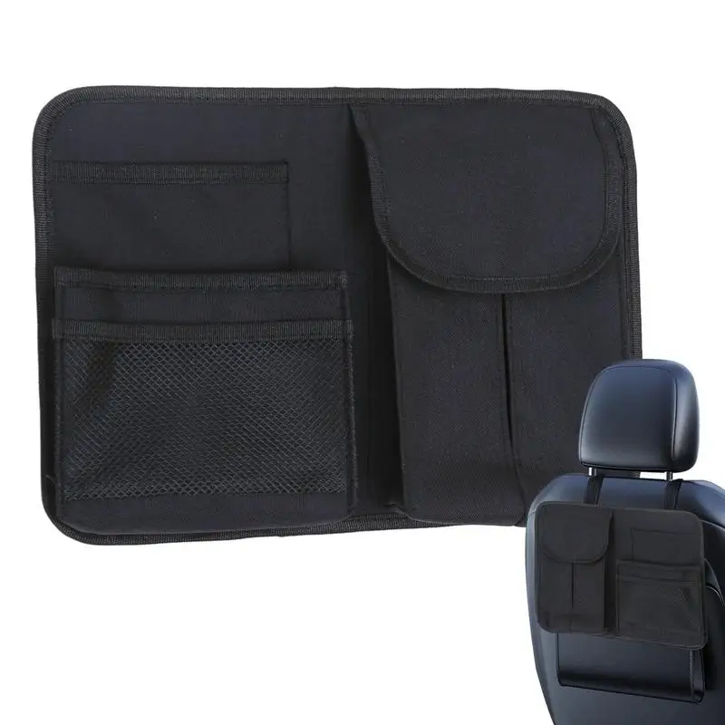 Automotive Seat Back Organizers Tear-Resistant Vehicle Organizers Multi-Functional Seat Back Protectors For Kids Travel