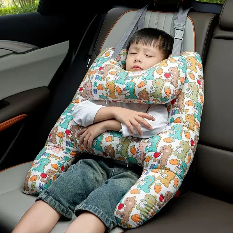 Stylish soft baby car seat belt shoulder pad u-shaped safety car sleep car pillow seat