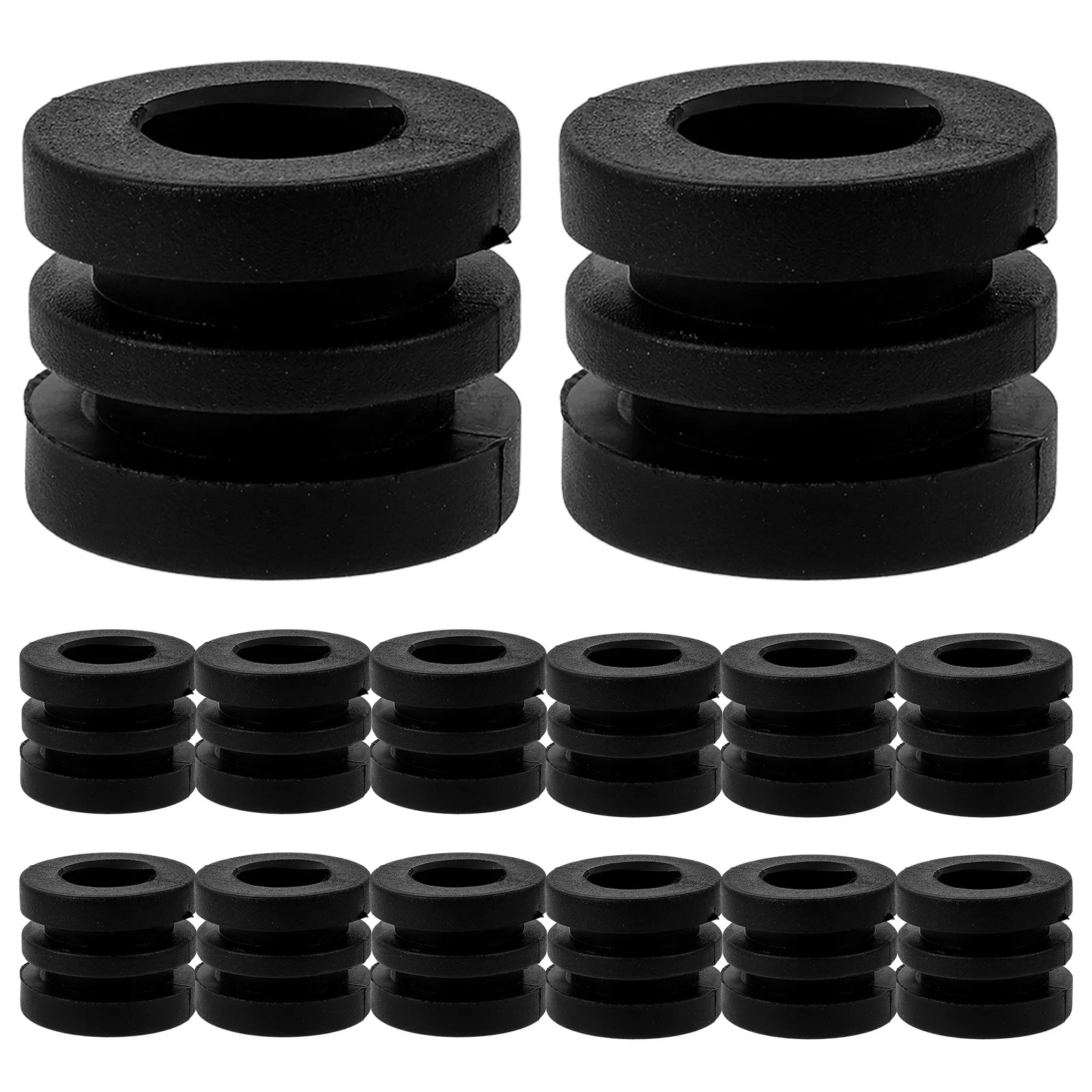 

16Pcs Foosball Table Washers Small Plastic Reusable Gasket Pads Universal Fit for Table Football Bumpers Elastic Game Board