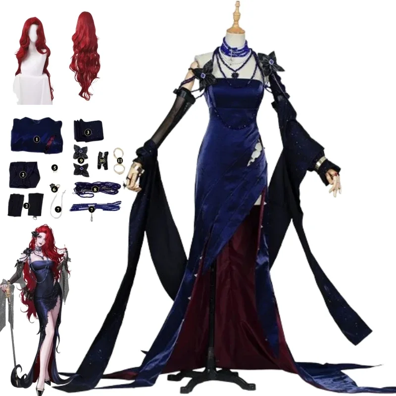 Traje de Cosplay de Path to Nowhere Cabernet, vestidos de noche, traje de juego, fiesta de Halloween, juego de rol, Unifrom para mujer, gran oferta 2025