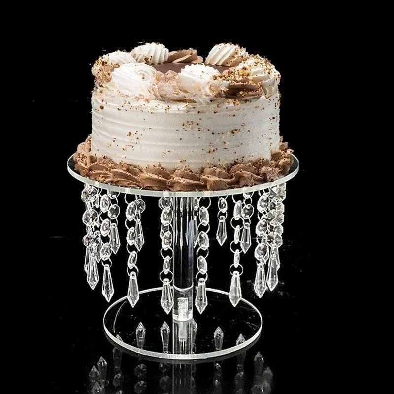 

Nordic style wedding transparent acrylic cake stand cake dessert table birthday party window decoration display