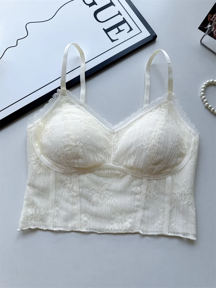 Женский модный топ на бретелях со встроенным бюстгальтером, элегантная майка без рукавов с сексуальным дизайном спины, всесезонная блузка со съемной подкладкой M-L