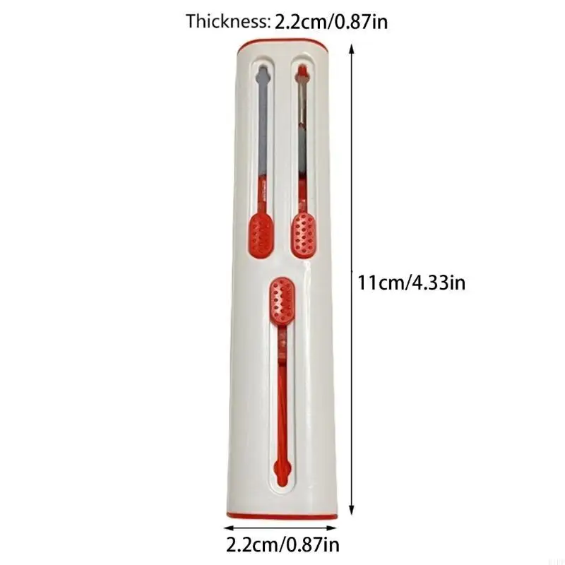 E1PF 청소 도구 키보드 및 이어 버드 청소부 클리너 청소 펜 쉬운 먼지 및 먼지 제거 여행 친화적 인 크기 세련