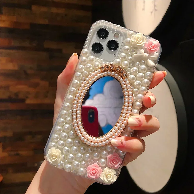 Soft TPU Cover with Rhinestone Bottle for Samsung Galaxy, S23, S24 Plus, S21 FE, S22 24Ultra, Note20 S25 Ultra