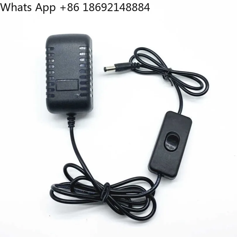 12V1A Power Adapter with 303 on‑Off Switch 5V 6V 9V Switching Power Supply for LED Strip Inflator Aquarium Light Water Pump