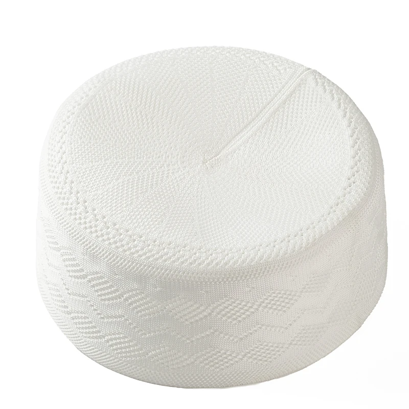 Berretto Kufi turco Keffiyeh turbante uomo islamico - Nuovo cappello da preghiera musulmano Hijab ebraico per uomo Arabia Saudita stile indiano