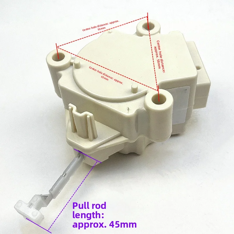 XPQ-6A Manual Puller for Washing Machine Drainage Dual Action Traction Device Plastic 6.5 5.8 5.8cm Light Beige