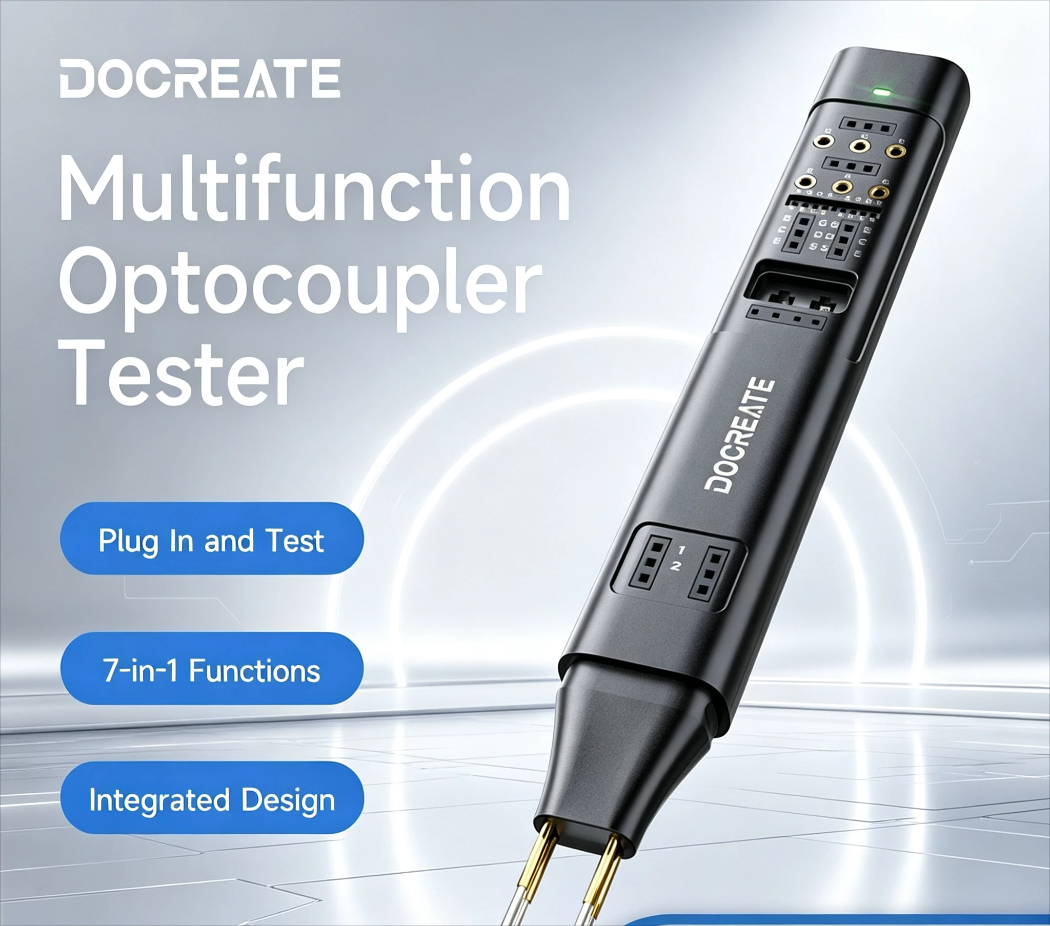 7-in-1 MO-81 Multifunction Optocoupler Tester Component Checker For IGBT SCR TL431 NPN PNP NMOS PMOS Repair Diagnostic Tool