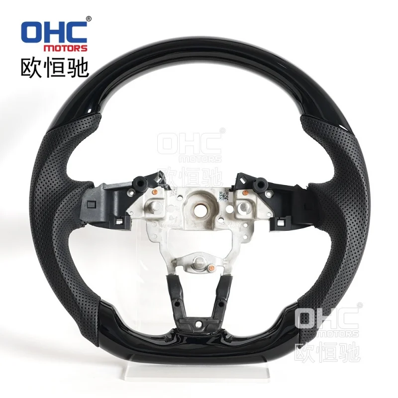 For MX5 Miata 2016-2019 , piano black spray-coated steering wheel modified with titanium disc