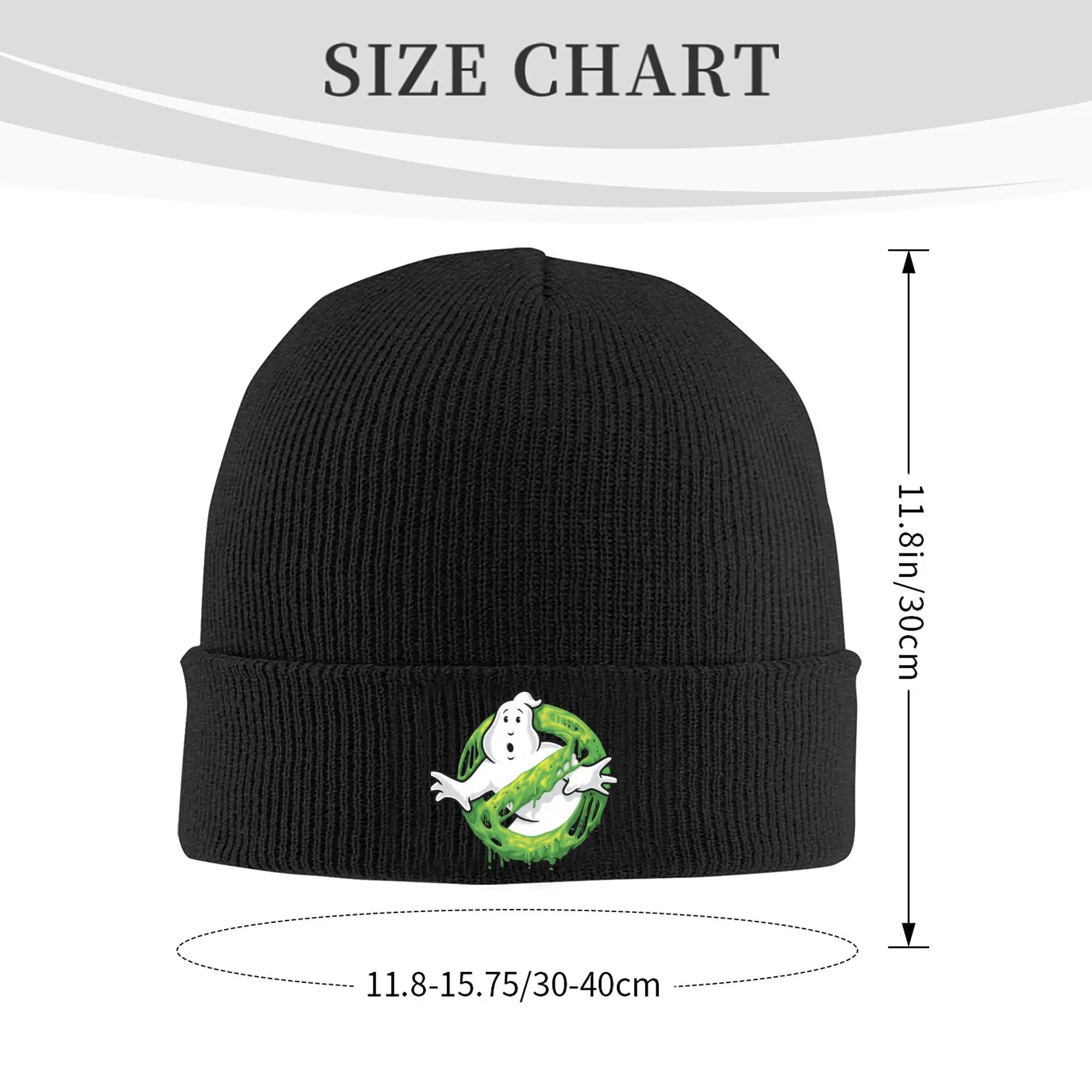 Ghost Hunters Busters Slime Knitted Hat Women's Men's Beanie Winter Hat Acrylic  Casual Caps