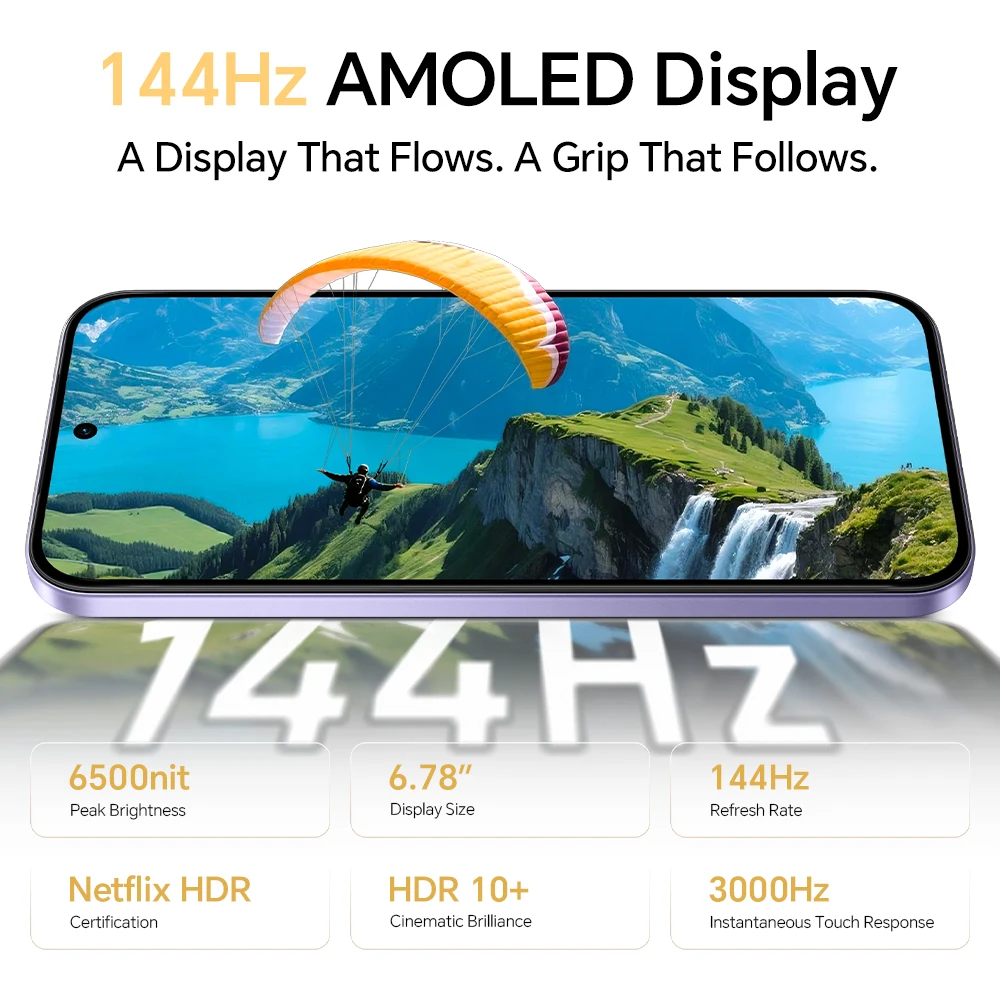 realme 16 Pro 5G Smartphone 2026 nuevo MediaTek Dimensity 7300 Max, pantalla AMOLED de 6,78 pulgadas y 144 Hz, cámara de 200 MP, batería de 6500 mAh y 45 W 6