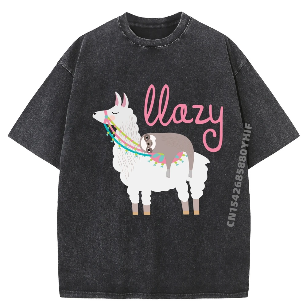 

Футболка Llama Street Wear, высококачественная потертая футболка в стиле ретро, футболки с принтом персонажей, мужская дизайнерская одежда