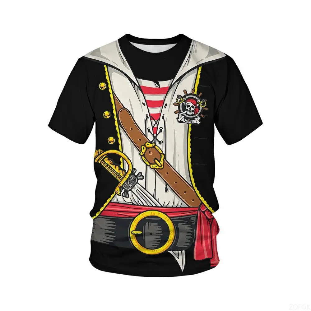 

3D Printed Mens Costume Funny T-Shirts Novelty Graphics Short Sleeve Casual Tee Shirt Summer Round Neck Oversized Tshirt Foe Men