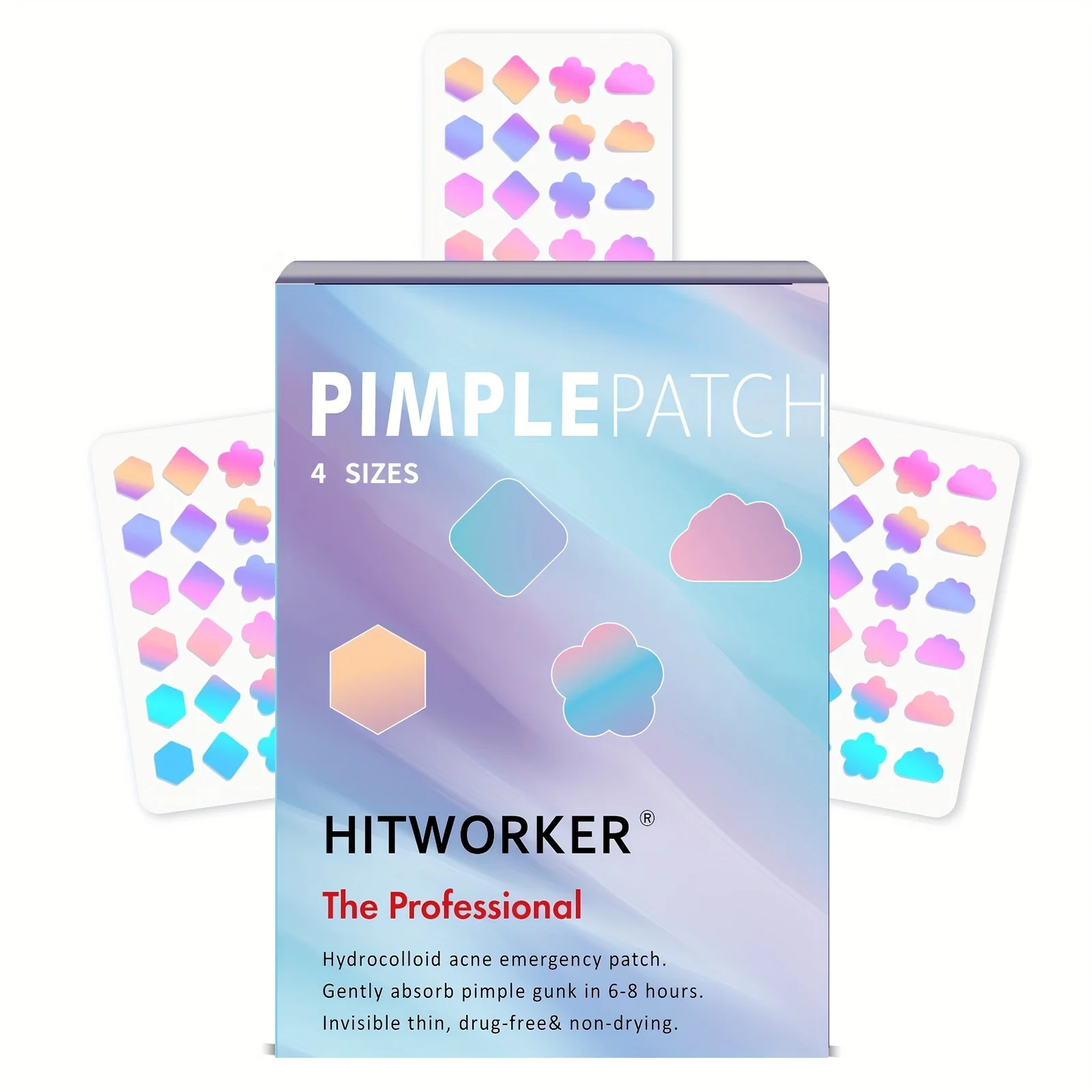 

72Pcs Hydrocolloid Pimple Patches – Invisible Spot Covers for Face, Fast Acne Fix & Emergency Skincare
