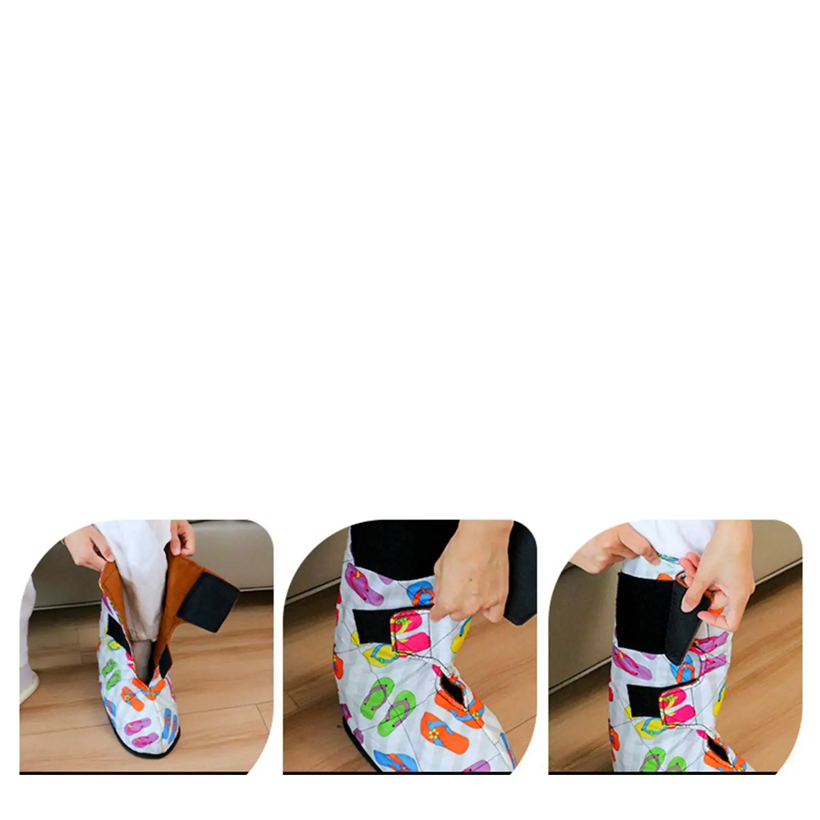 Waterproof Leg Cast Cover Soft Velvet Foot Warmer Breathable Protector Reusable Stable Walking Sole