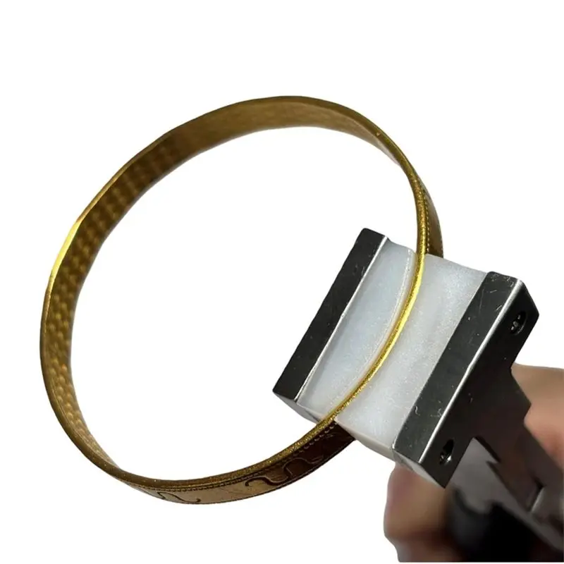 [NEWA08R】 Bracelet Bending Pliers For Cuffs, Non-Marring Nylon Jaw Metal Forming Tool Jewelry Making Supplies