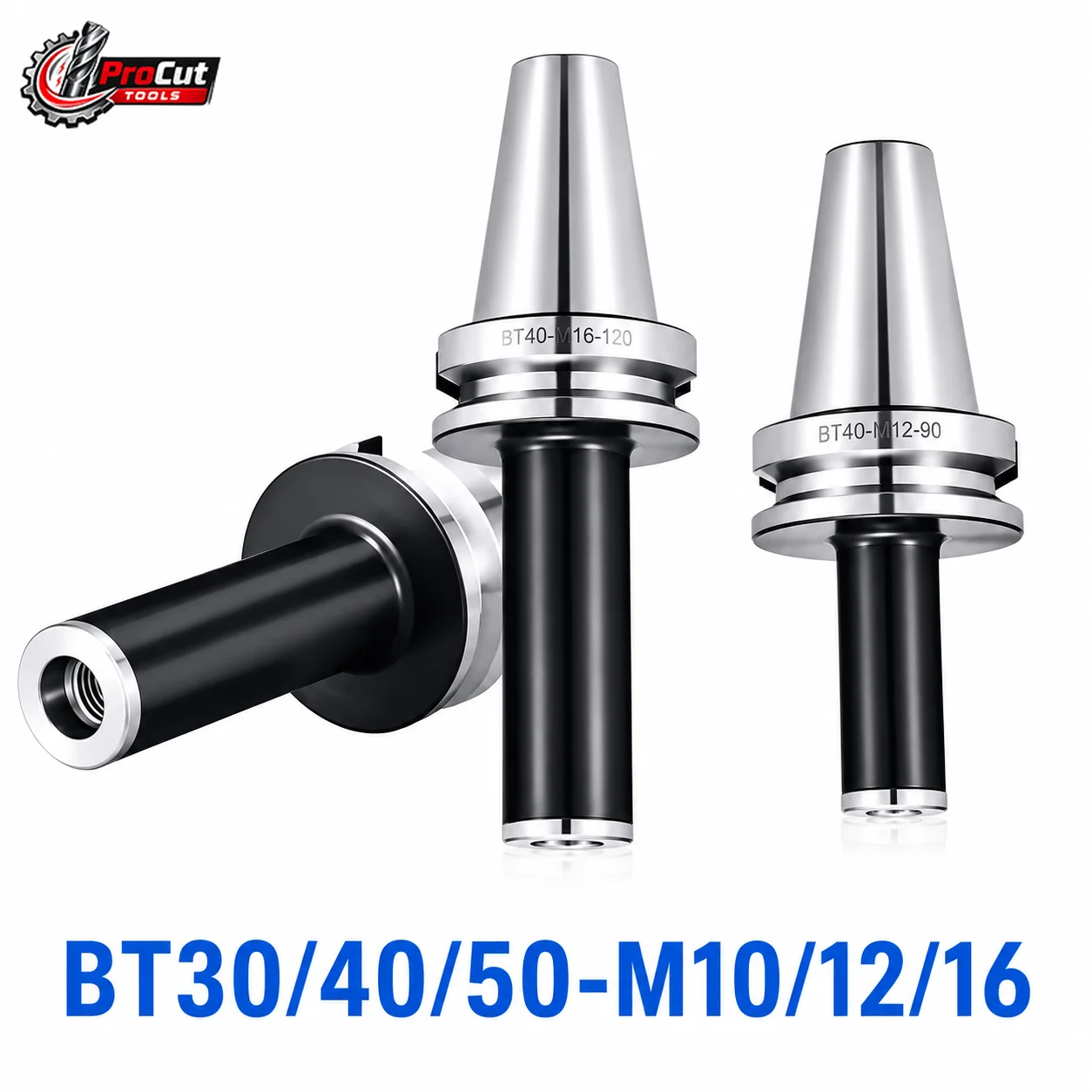 BT30 BT40 BT50 Thread Tool Holder, M8 M10 M12 M16 M20 M25 M32 M35 Screw‑in Tool Holder for CNC Milling Lathe Machine