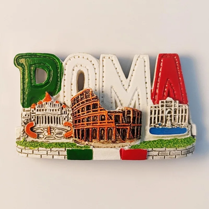 Italy Travel Souvenirs Roma Fridge Stickers Firenze Milan Fridge Magnets Home Decoration Wedding Gifts