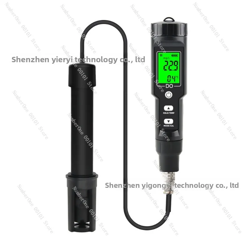 Digital Portable Dissolved Oxygen Meter 0.0-30mg/L Aquaculture Fish Pond Water Oxygen Analyzer