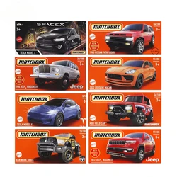 Original Matchbox Car 1/64 Diecast Boxed SpaceX Tesla Model X 1964 2022 Jeep Wagoneer Vehicle Model Toys for Boy Collection Gift