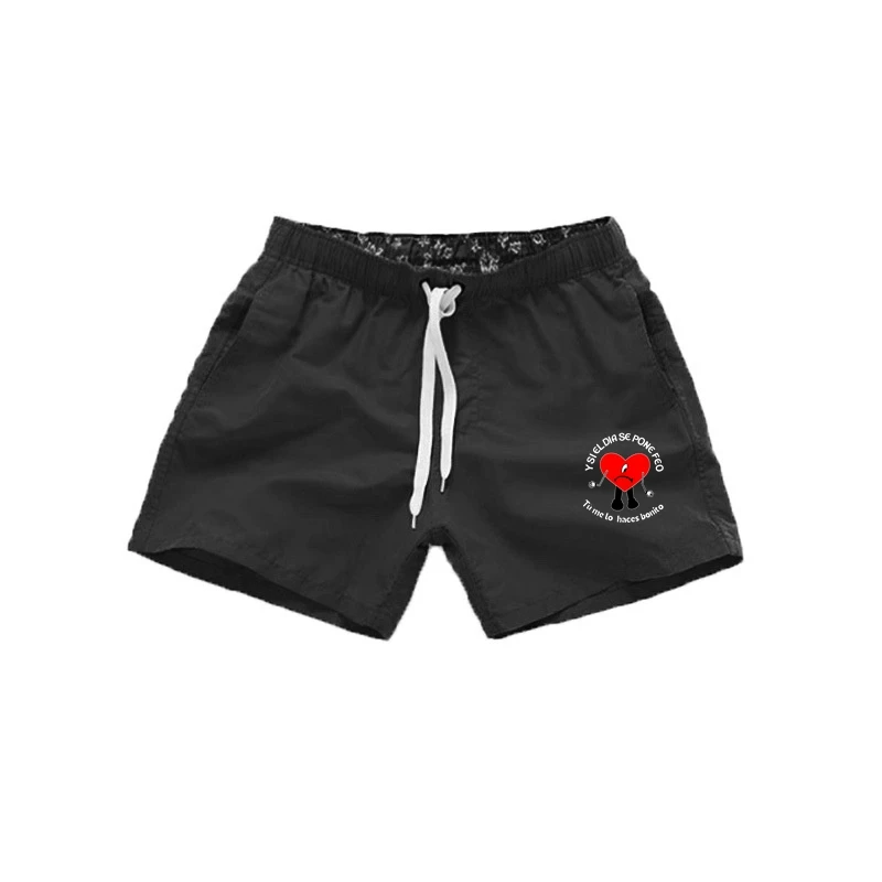 New Hot Bad Bunny Shorts Men/Women UN VERANO SIN TI 2022 Harajuku Hip Hop High Quality Streetwear Bad Bunny Men's Shorts