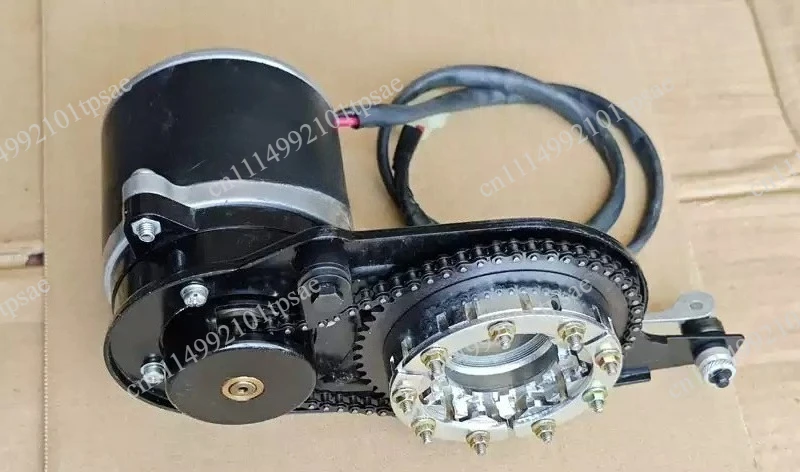 12V24V 450W high-power gear motor four-wheel drive chair chain gear plate motor toy modification