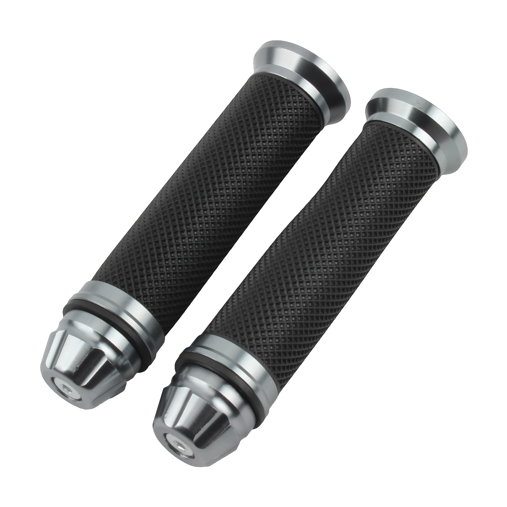 Powermotor Motorcycle Dirt Bike Rubber Handle Grip Pedal Biker Scooter Handlebar Grips 7/8\