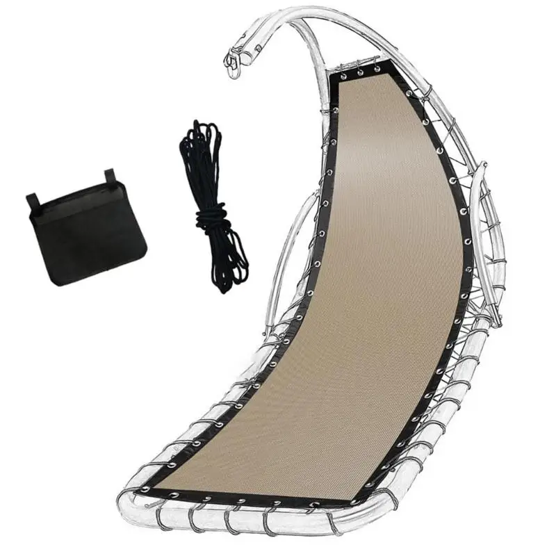 Hochwertiges Ersatzstoff-Liegestuhltuch für Outdoor-Schaukelstuhl und Hängematte, wetterbeständig, leicht zu reinigen, D2RD – Detail 7
