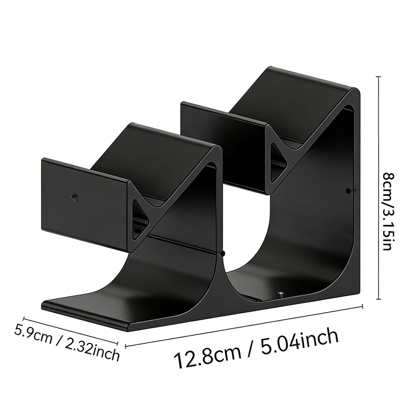 1pc Controller Holder 2-In-1 Game Controller Storage Rack Controller And Headphone Desktop Storage Organizer For PS5 / Xbox