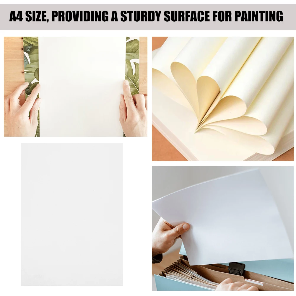 

100 Pcs Paper Oil Painting Thick Paper A4 Thick Artists Drawing Sketch Pad Bulk Students Art Supplies Oil Painting