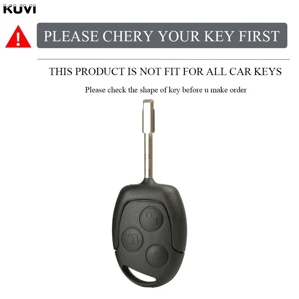 Fashion TPU Car Key Case Cover Shell for Ford Fiesta Mk7 Mk5 Mk6 Mondeo Focus 2 Mk2 Transit Ka Fusion C-MAX S-MAX Accessories