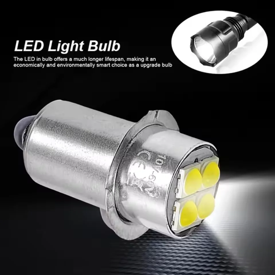 P13.5S High Brightness LED Bulb Indicator Light Panel Light 10~60V Lantern Work Light Maglit Light Flashlight Bulb Replacement image 2