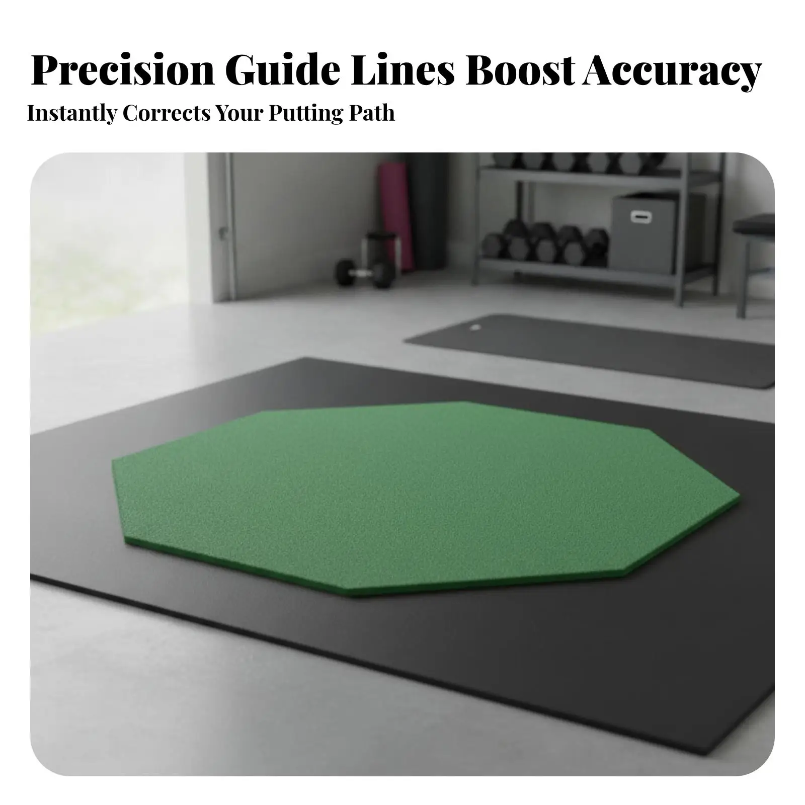 Premium Golf Practice Mat with PP EVA Construction for Consistent Ball Contact and Swing Refinement