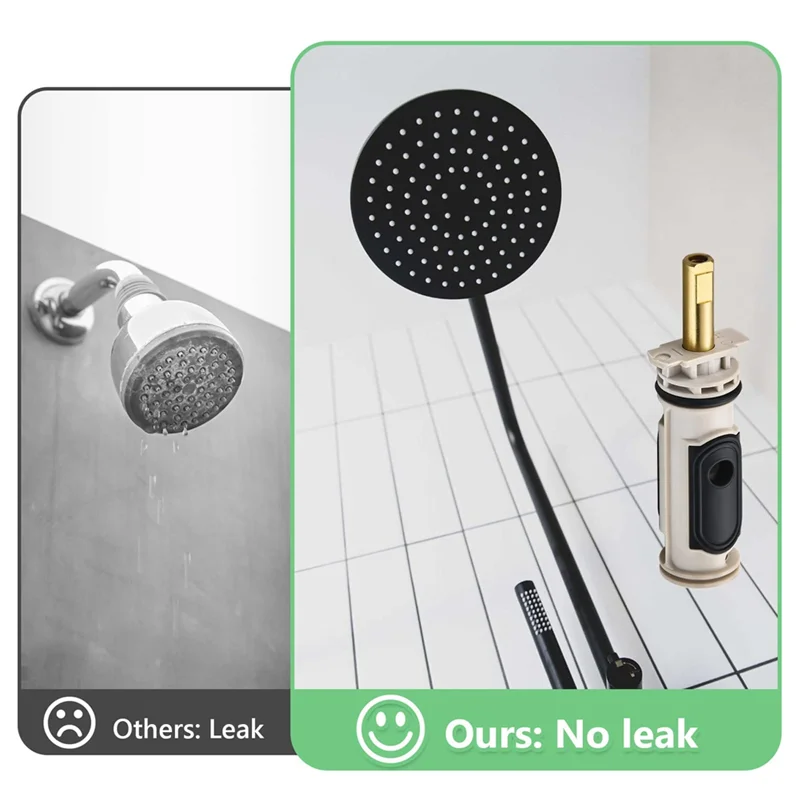 YWDZ-1222 Replacement Cartridge Kit For Moen One-Handle Positemp Faucets, Compatible With For Moen Shower And Tub Shower