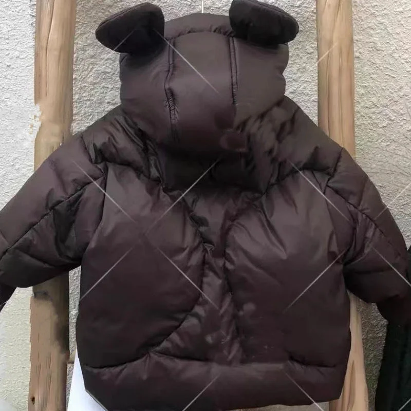 Chaqueta de plumón de algodón para niños, abrigo cortavientos grueso, ropa deportiva cálida, regalo de Navidad, moda de invierno y otoño, 2024