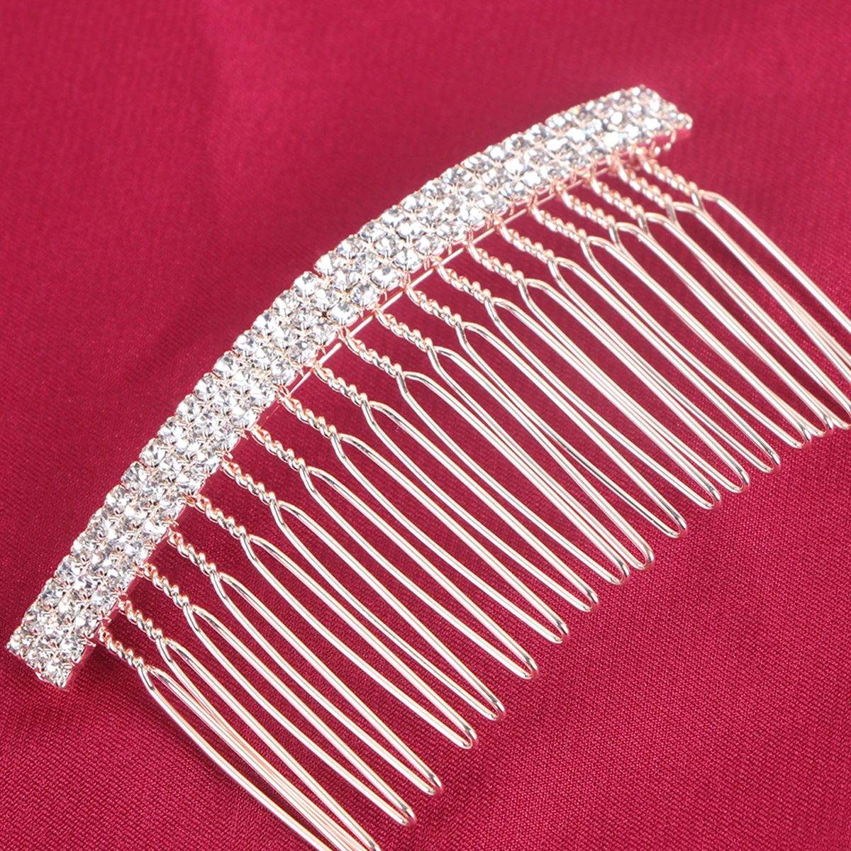 

Rhinestone Hair Combs Women Styling Bang Party Accessories Bride Elegant Hairstyle Comb Fashionable Long Wear
