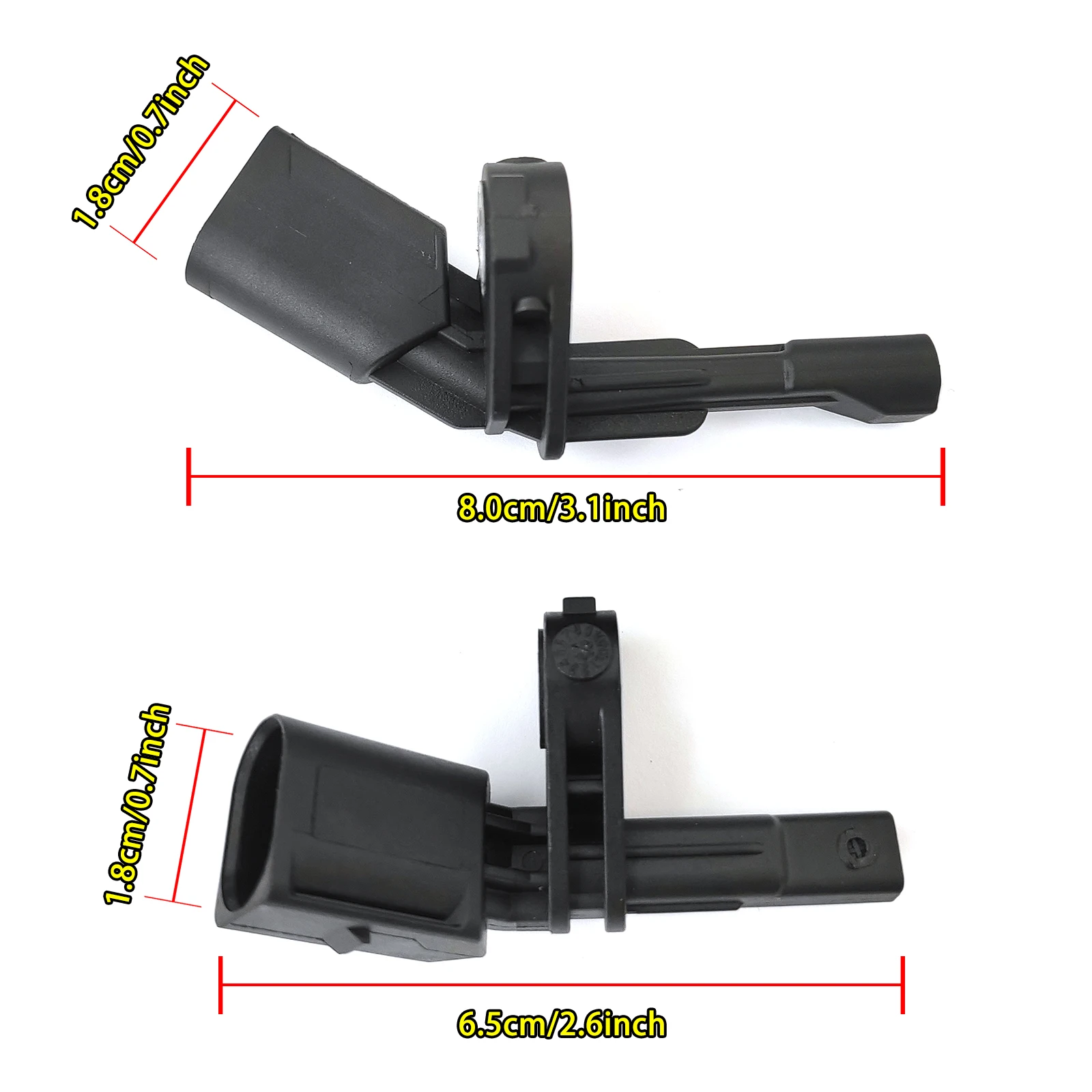 4pcs For VW Passat Jetta Golf Tiguan AUDI Seat Leon Skoda Octavia ABS Wheel Speed Sensor 7H0927803 7H0927804 1K0927807 1K0927808